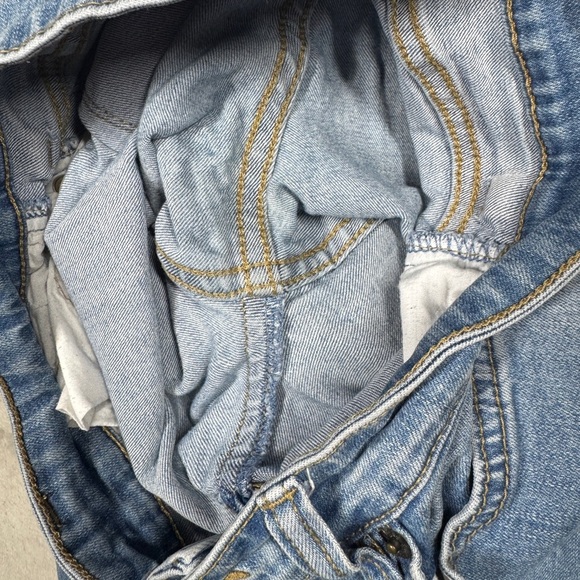 Amuse Society Bootcut Flare Cropped Cotton Blend Zip Fly Blue Jean Denim Size 27 - Picture 13 of 16